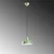Conceptum Hypnose Luster Memati, 21-108cm, O19 cm, E27 , Zeleni