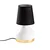 Opviq Stona lampa 8021, 17x17x33 cm, IP20, Crno-bela