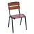eoshop Leseni vrtni set WEEKEND 1: miza + 4 stogljivi stoli