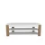 HANAH HOME TV polica Rita White Oud Oak