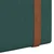 vidaXL Visoki naslon za glavo Temno zelena 90 x 40 cm Konstruiran les