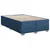 Vidaxl Box spring postelja z vzmetnico modra 120x190 cm blago