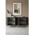 Hanah Home komoda Nota 150, 150 cm, antracit / zlatna