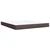 Vidaxl Box spring postelja z vzmetnico temno rjava 180x200 cm blago