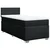 Vidaxl Box spring postelja z vzmetnico črn 90x190 cm blago