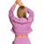 BeastPink Women‘s Grace Sweatshirt Purple
