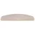 Prostirke za stepenice 30 kom 65x24x4 cm taupe poluokrugle velike