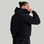 STRIX Zip Hoodie Washed Black
