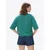 Imily Bela Majica T-Shirts modra/zelena