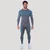 GymBeam OG1 Seamless Leggings Grey/Blue
