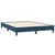 Vidaxl Box spring postelja brez vzmetnico temno modra 160x210 cm žamet