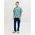 JACK & JONES Majica JJEPAULOS marine/temno siva/meta/bela