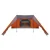 Tipi šator s krovom Siva i narančasta 660 x 456 x 200 cm taft