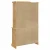 Visoka komoda Corona smeđa 112x43x196 cm borovina meksički stil