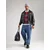 Pepe Jeans Majica CRAIG pegasto siva/rdeča/bela