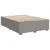 Vidaxl Box spring postelja z vzmetnico taupe 160x200 cm blago