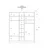HANAH HOME Ormar Rb 185 14 mat bele boje (167RAB1207)