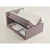 Vijolična boxspring postelja s prostorom za shranjevanje 200x200 cm Tasca – Maison de Reve