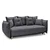 ATELIER DEL SOFA Trosed Puffy Anthracite