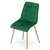 Jedilni stol SPLIT VELVET, zelena