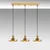 Opviq Luster Gullu-182Gold-2, 72x22x109cm, IP20, Zlatne boje