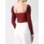 Self Portrait Ženska bluza AW21017T-OXBLOOD, Bordo