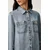 Guess Jeans srajca W6YH19 D1353 Modra Regular Fit