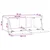 TV ormar za zid 98 x 41 x 30 cm Dimljeni hrast