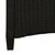 Vrtna klupa Crna i Krema 105 x 60 x 112 cm Čelik i poliester