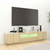 TV ormarić s LED svjetlima boja hrasta sonome 180 x 35 x 40 cm