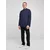 Oversized two-tone sweater navy navy