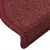 Prostirke za stepenice 15 kom 65x24x4 cm Bordo poluokrugle velike