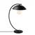 Opviq Stona lampa E27 Socket, Crna