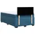 Vidaxl Box spring postelja z vzmetnico temno modra 120x200 cm žamet