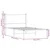 Vidaxl Kovinski posteljni okvir brez vzmetnice rjavi hrast 107x203 cm