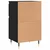 Komode 2 kom crne 40 x 35 x 70 cm od konstruiranog drva