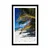 Plakat s paspartujem lepote plaža Anse Source - 40x60 silver