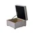 Taburet SMART COSARO XL s shranjevalnim prostorom 71x71 cm, kremni
