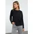 Trendyol Milla ženska majica model Twoaw25Ts00001, crna-bela
