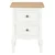 vidaXL Nočna omarica 2 kosa MDF 35x30x49 cm bela