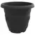 Okrugla saksija za cveće 24 pcs Crna O 39 x 32 cm Plastika