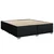 vidaXL Postelja boxspring z vzmetnico Črna 200 x 200 cm Blago