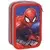 MARVEL COMICS MARVEL Spider Man Trije predali svinčnik Z OPREMO za dečka, ZA ŠOLO - 45 elementov, 3 zadrga