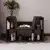 HANAH HOME Polica za knjige Livora Anthracite