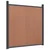 Vidaxl Ograjni panel rjav 1218x186 cm WPC