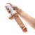 Blush Dr. Skin Silicone Dr. Hammer 7 Inch Thrusting Dildo with Handle Bež