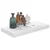 Plutajuće zidne police 2 kom sjajne bijele 50 x 23 x 3,8 cm MDF