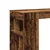 Vidaxl Barska miza s policami starinski les 102x50x103,5 cm inž. les