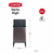 CURVER Kanta za otpatke sa nogicama 54L Verto/ pearl rose
