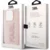 Maska Karl Lagerfeld 3D Rubber Glitter Logo za iPhone 15 Pro 6.1 roze (KLHCP15L3DMBKCP)